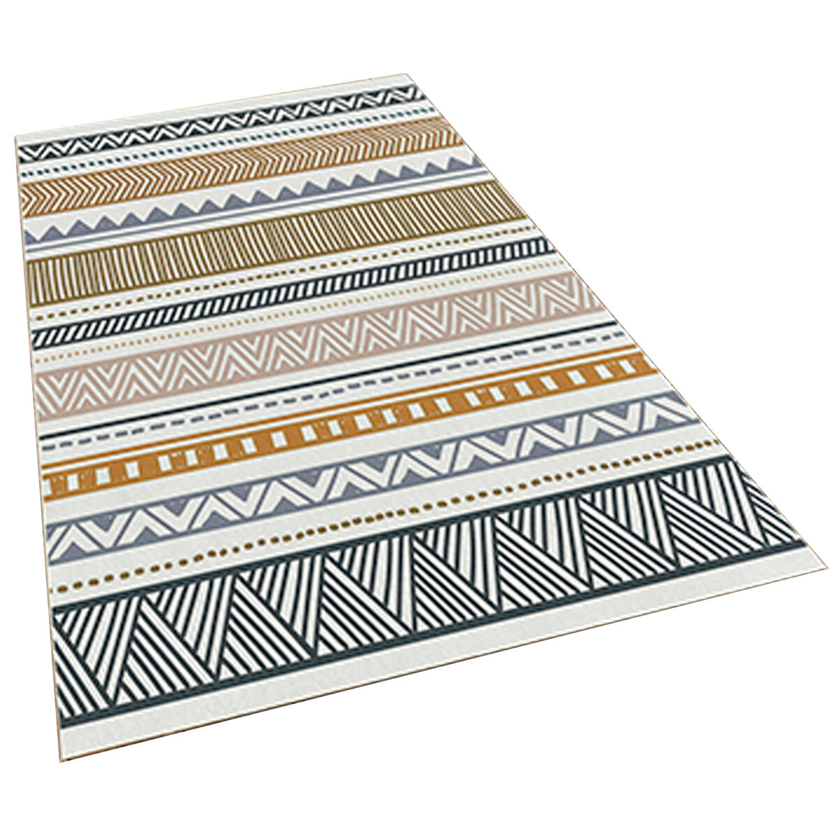 Alfombra De 140 X 220Cm 220x140 Blanco