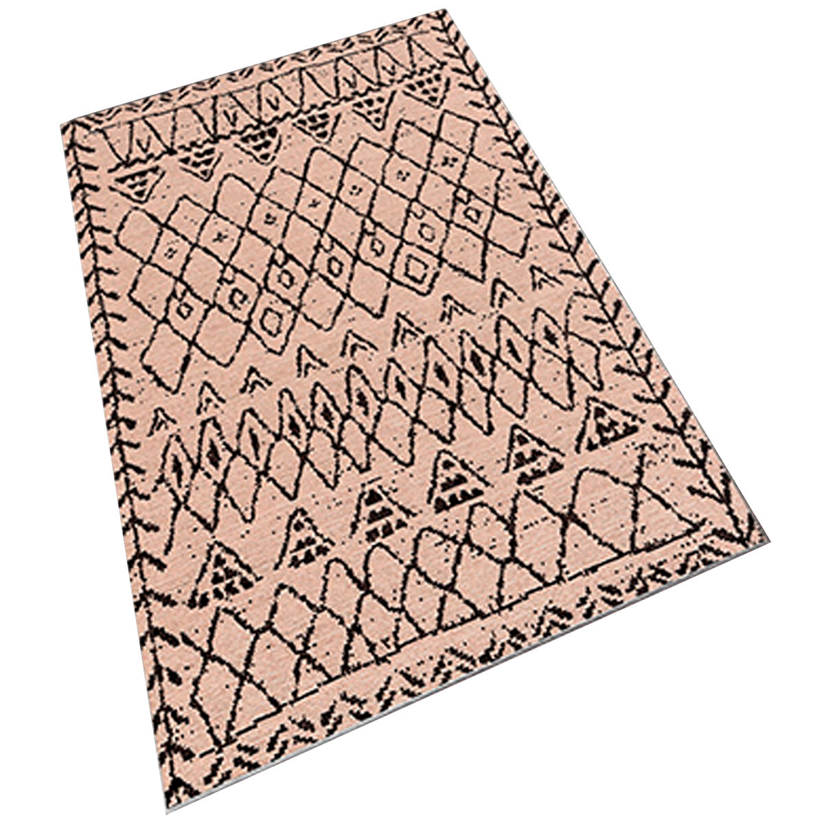 Alfombra De 80 X 120Cm 120x80 Crudo