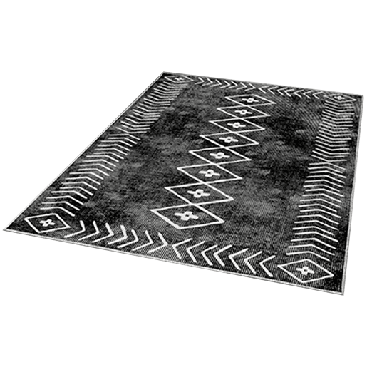 100 x 150cm carpete de poliéster estampado