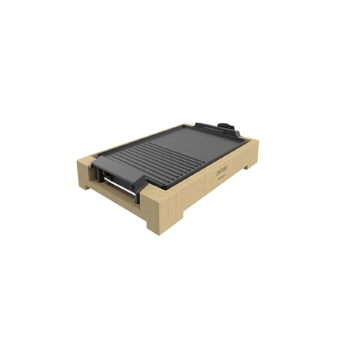 Cecotec Plancha eléctrica De Cocina Tasty Grill 2000 Bamboo