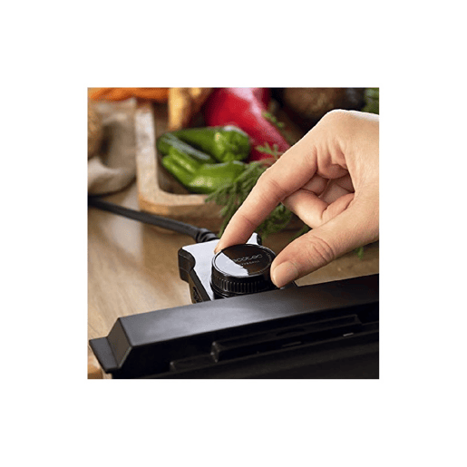 Cecotec Grelhador de mesa de 2000 W, com estrutura de bambu, termostato regulável e placa antiaderente com superfície mista de metade grill, apta para máquina da louça.