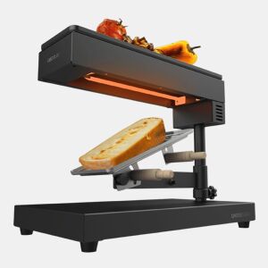 Cecotec Máquina para raclette com grill 600 W e grelha superior.