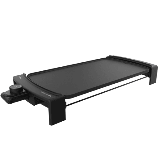 Cecotec Grelhador de mesa elétrico de grande potência com 2600 W, revestimento antiaderente, resistência em E, termostato regulável e apto para máquina da louça.