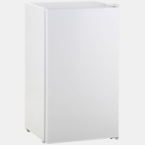 HOMCOM Mini Frigorífico 91 L com Congelador, Frigorífico Pequeno Silencioso e de Baixo Consumo, Frigorífico Compacto com Temperatura Regulável, Porta Reversível e Prateleiras Ajustáveis, Branco