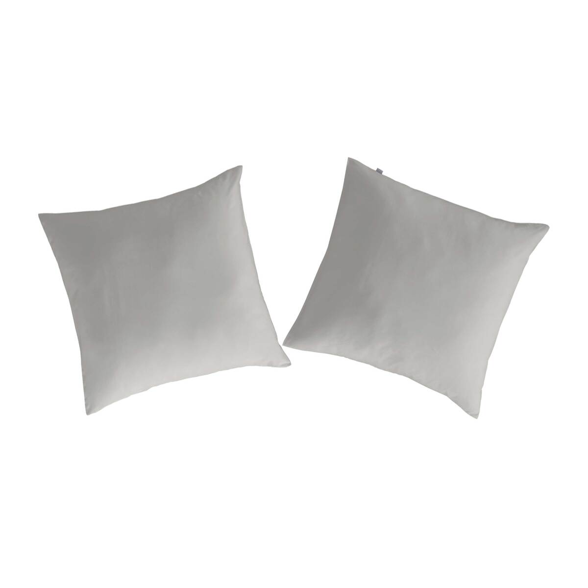Funda de almohada casual (2) gris 80x80(2) cm