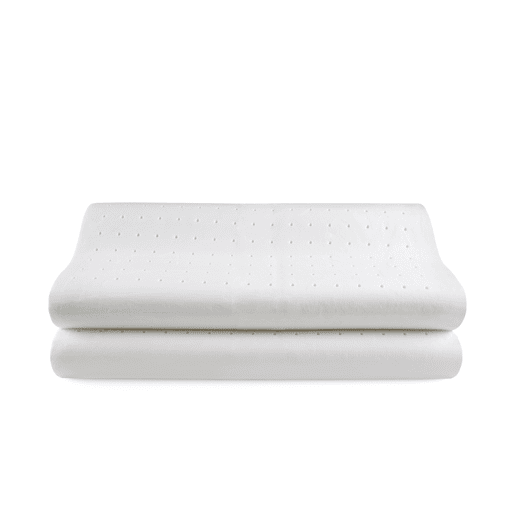 Pacote com 2 Travesseiros Cervicais de Alta Qualidade em Viscose Perfurada, 70cm Pacote com 2 Travesseiros Cervicais de Alta Qualidade em Viscose Perfurada, 70cm