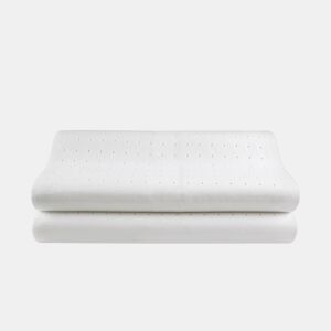 Pacote com 2 Travesseiros Cervicais de Alta Qualidade em Viscose Perfurada, 70cm