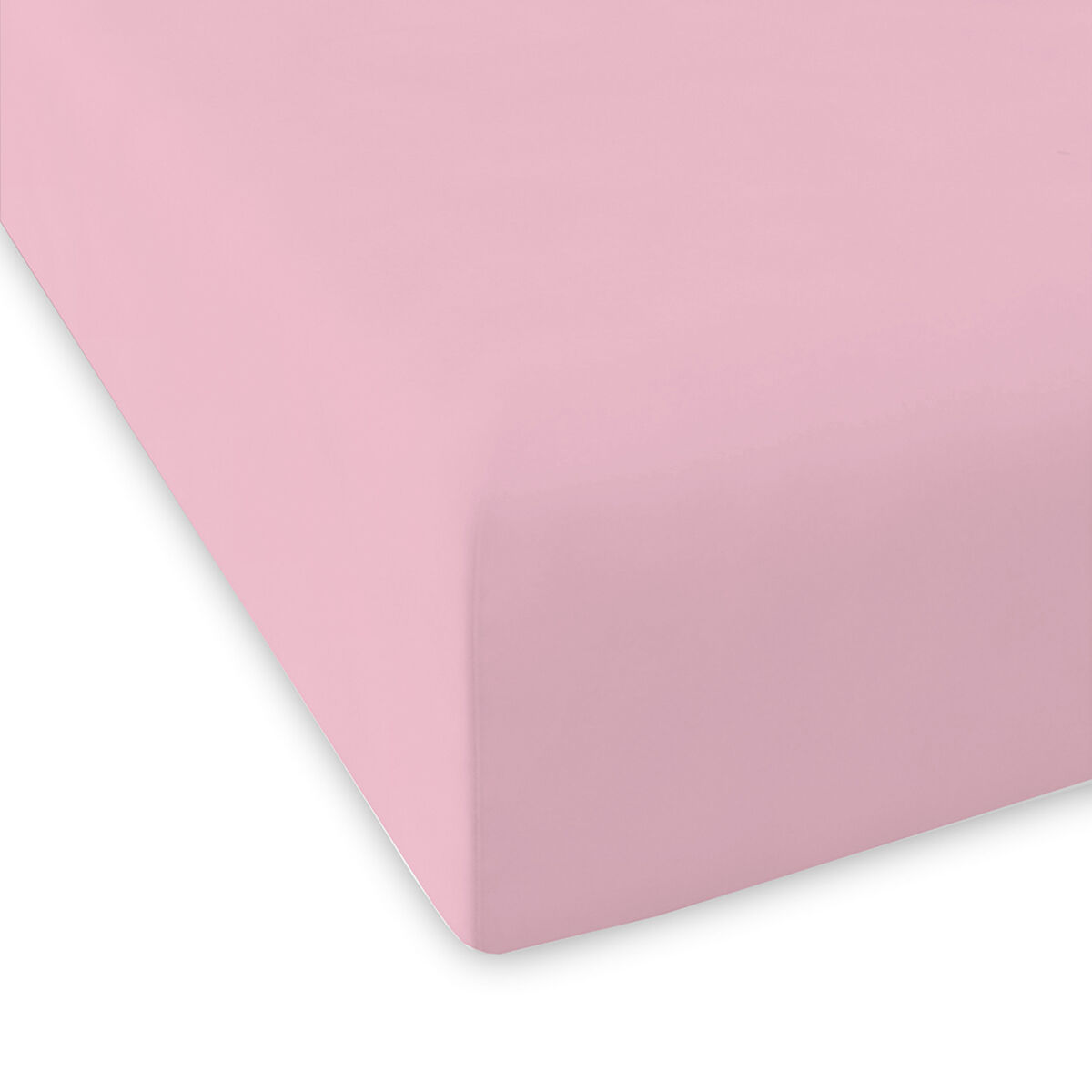 Sábana bajera casual  rosa 180x200+28 cm