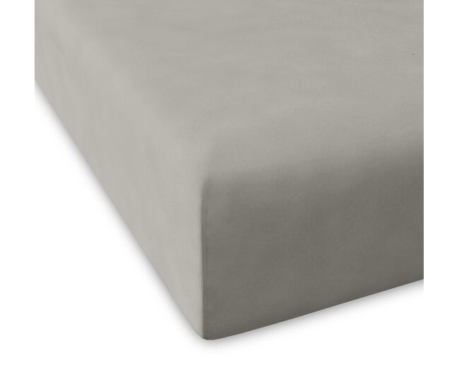 Sábana bajera casual gris 180x200+28 cm