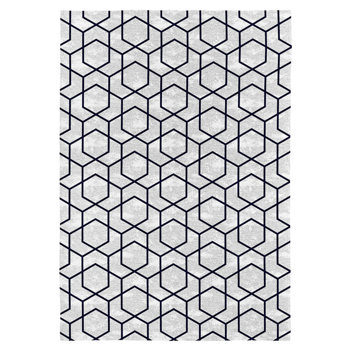 Alfombra decorativa axel gris 80x150 cm