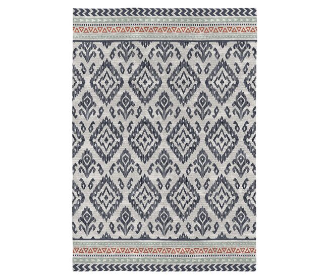 Alfombra decorativa rania azul 120x170 cm
