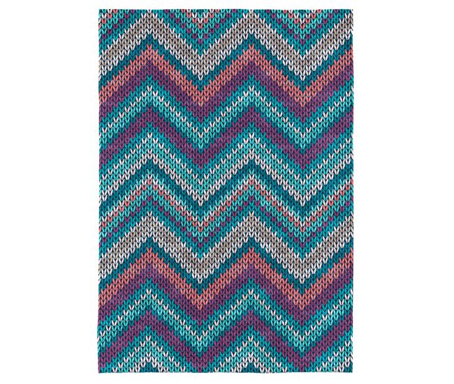Alfombra decorativa naf naf punto multicolor 140x200 cm