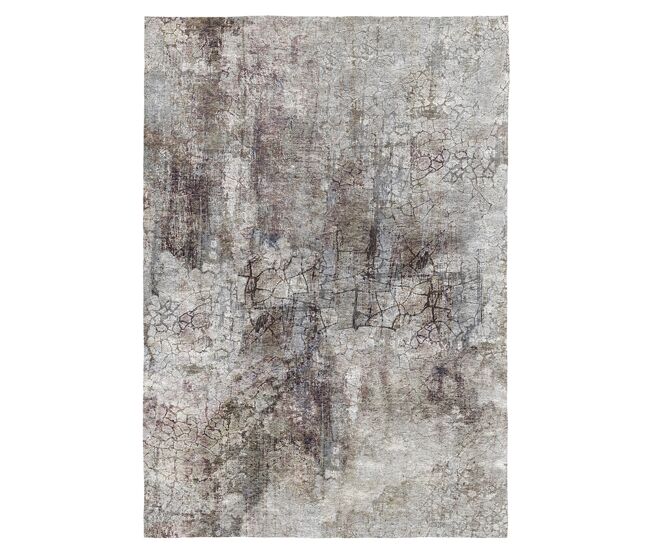 Alfombra decorativa samani gris 120x170 cm