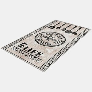 Tapete de poliéster estampado de 80 cm