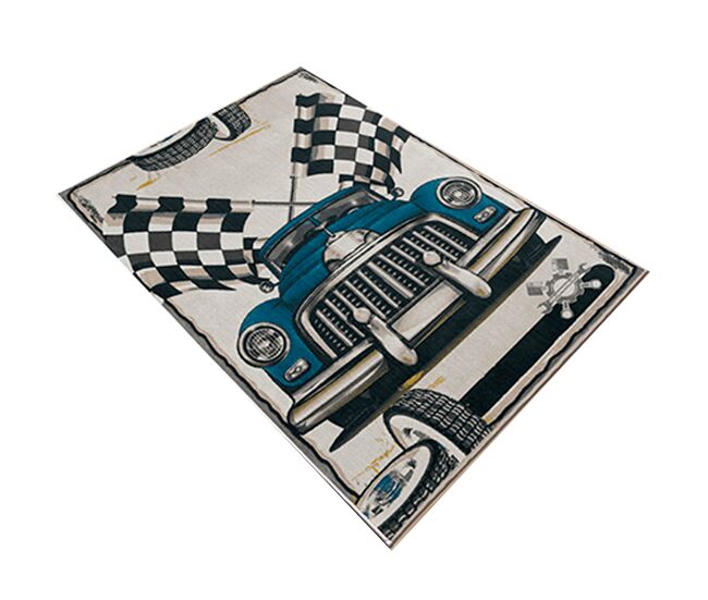Alfombra de poliester estampada 100 x 150cm