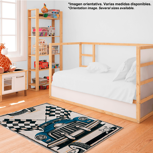 100 x 150cm carpete de poliéster estampado