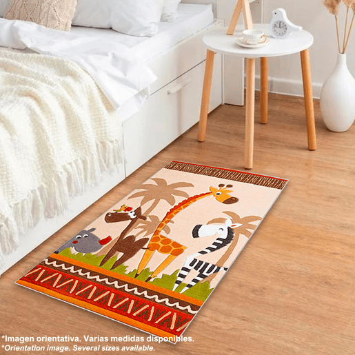 160 x 230cm carpete de poliéster estampado