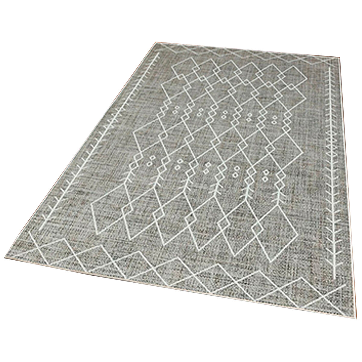 Alfombra De 80 X 150Cm 150x80 Crema