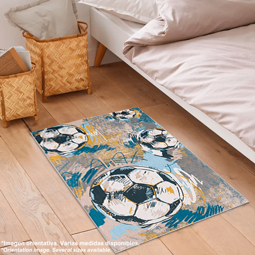 100 x 200 cm carpete de poliéster estampado