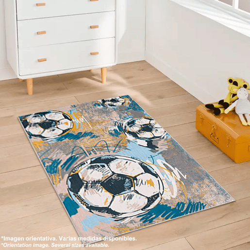 100 x 200 cm carpete de poliéster estampado