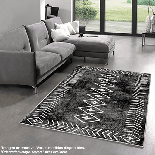 160 x 230cm carpete de poliéster estampado
