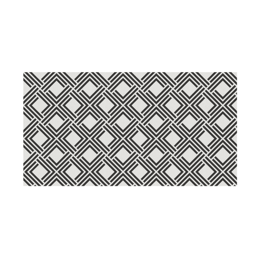 Vinil Carpet Living Dec Geom em preto 80 x 150 cm