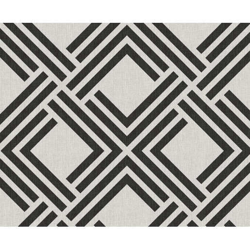 Vinil Carpet Living Dec Geom em preto 80 x 150 cm
