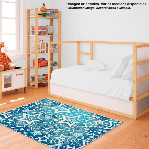 100 x 150cm carpete de poliéster estampado
