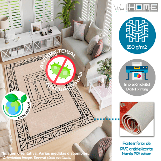 100 x 150cm carpete de poliƩster estampado 100 x 150cm carpete de poliƩster estampado