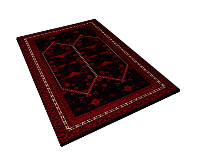 Alfombra de poliester estampada 80 x 150cm