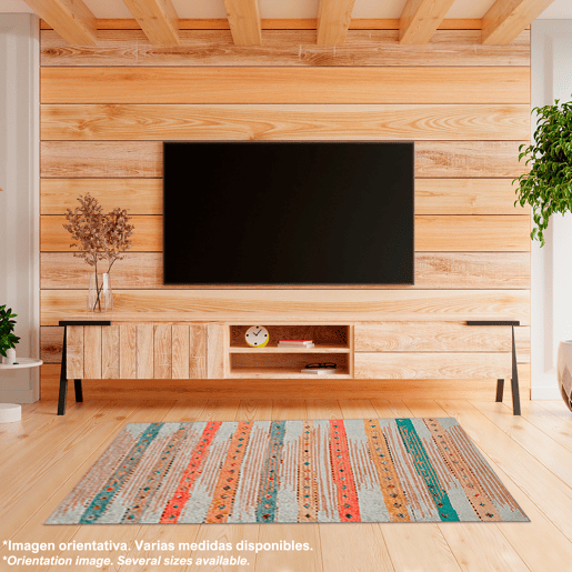 100 x 200 cm carpete de poliéster estampado