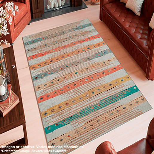 100 x 200 cm carpete de poliéster estampado