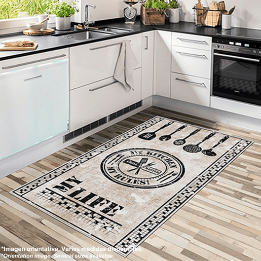 80 x 150cm carpete de poliéster estampado