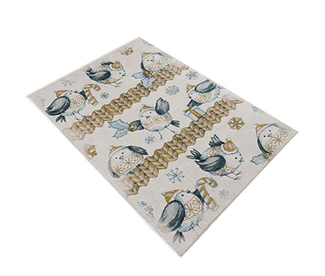 Alfombra de poliester estampada 80 x 150cm