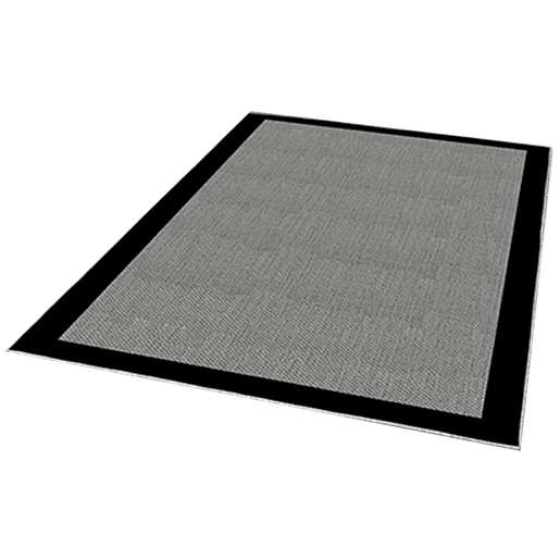 80 x 150cm carpete de poliéster estampado