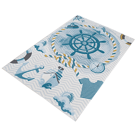 100 x 200 cm carpete de poliéster estampado