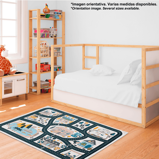 100 x 150cm carpete de poliéster estampado