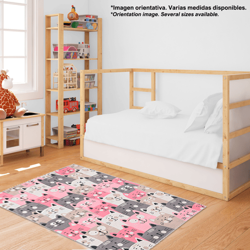 100 x 150cm carpete de poliéster estampado
