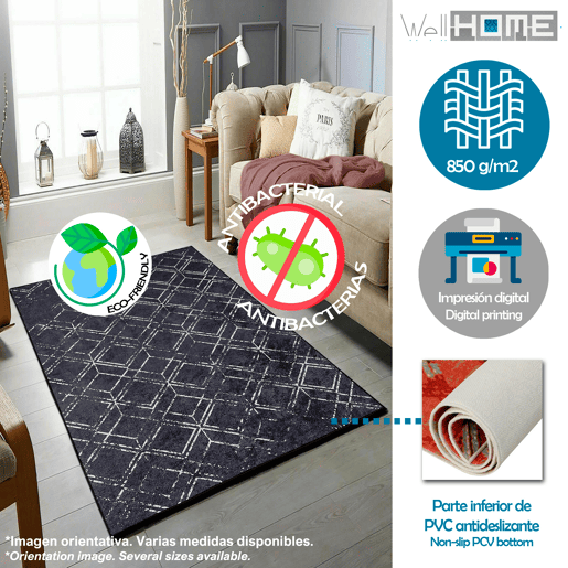 Tapete de poliƩster estampado de 80 cm Tapete de poliƩster estampado de 80 cm