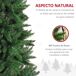 Árbol de Navidad Plástico y metal HOMCOM Árbol de Navidad Plástico y metal HOMCOM Verde
