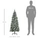 Árbol de Navidad PVC, Acero HOMCOM, hogar - decoración hogareña Árbol de Navidad PVC, Acero HOMCOM, hogar - decoración hogareña Verde