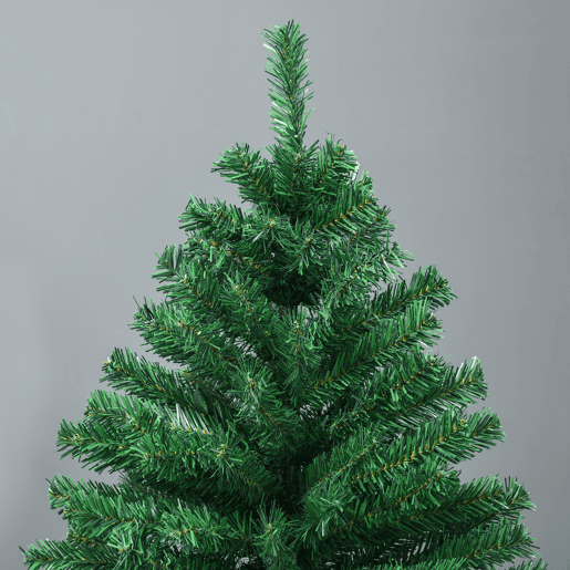 HOMCOM Árvore de Natal 180 cm com 1000 Ramos de PVC e Suporte de Aço Decoração de Natal para Interior Verde HOMCOM Árvore de Natal 180 cm com 1000 Ramos de PVC e Suporte de Aço Decoração de Natal para Interior Verde