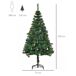 Árbol de Navidad PVC y metal HOMCOM, hogar - decoración hogareña Árbol de Navidad PVC y metal HOMCOM, hogar - decoración hogareña Verde