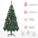 Árbol de Navidad PVC y metal HOMCOM, hogar - decoración hogareña Árbol de Navidad PVC y metal HOMCOM, hogar - decoración hogareña Verde