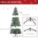 Árbol de Navidad PVC, Acero HOMCOM, hogar - decoración hogareña Árbol de Navidad PVC, Acero HOMCOM, hogar - decoración hogareña Verde