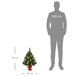 Árbol de Navidad PVC, base de cemento HOMCOM Árbol de Navidad PVC, base de cemento HOMCOM Multicolor