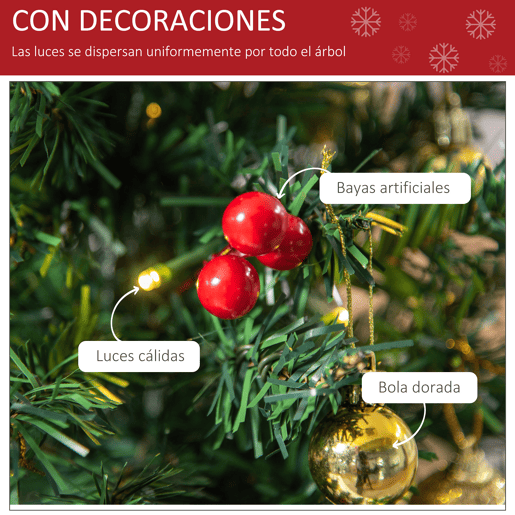 HOMCOM Mini Árvore de Natal 60cm Artificial Decoração de Natal de Pinheiro com Suporte Metálico 73 Ramos PVC Ø40x60cm Verde HOMCOM Mini Árvore de Natal 60cm Artificial Decoração de Natal de Pinheiro com Suporte Metálico 73 Ramos PVC Ø40x60cm Verde