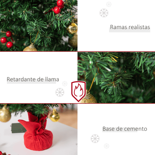 HOMCOM Mini Árvore de Natal 60cm Artificial Decoração de Natal de Pinheiro com Suporte Metálico 73 Ramos PVC Ø40x60cm Verde HOMCOM Mini Árvore de Natal 60cm Artificial Decoração de Natal de Pinheiro com Suporte Metálico 73 Ramos PVC Ø40x60cm Verde