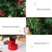Árbol de Navidad PVC, base de cemento HOMCOM Árbol de Navidad PVC, base de cemento HOMCOM Multicolor