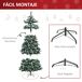 Árbol de Navidad Artificial Plástico HOMCOM Árbol de Navidad Artificial Plástico HOMCOM Verde